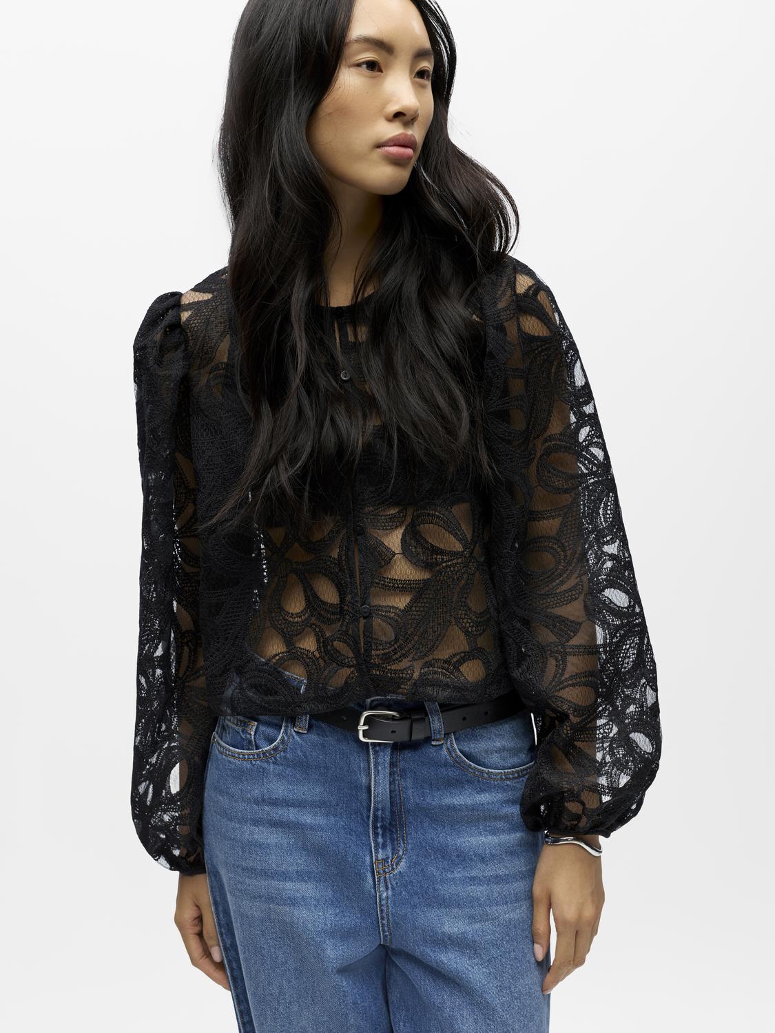 OBJROSE Shirt - Black - VERO MODA & VILA Bergvik